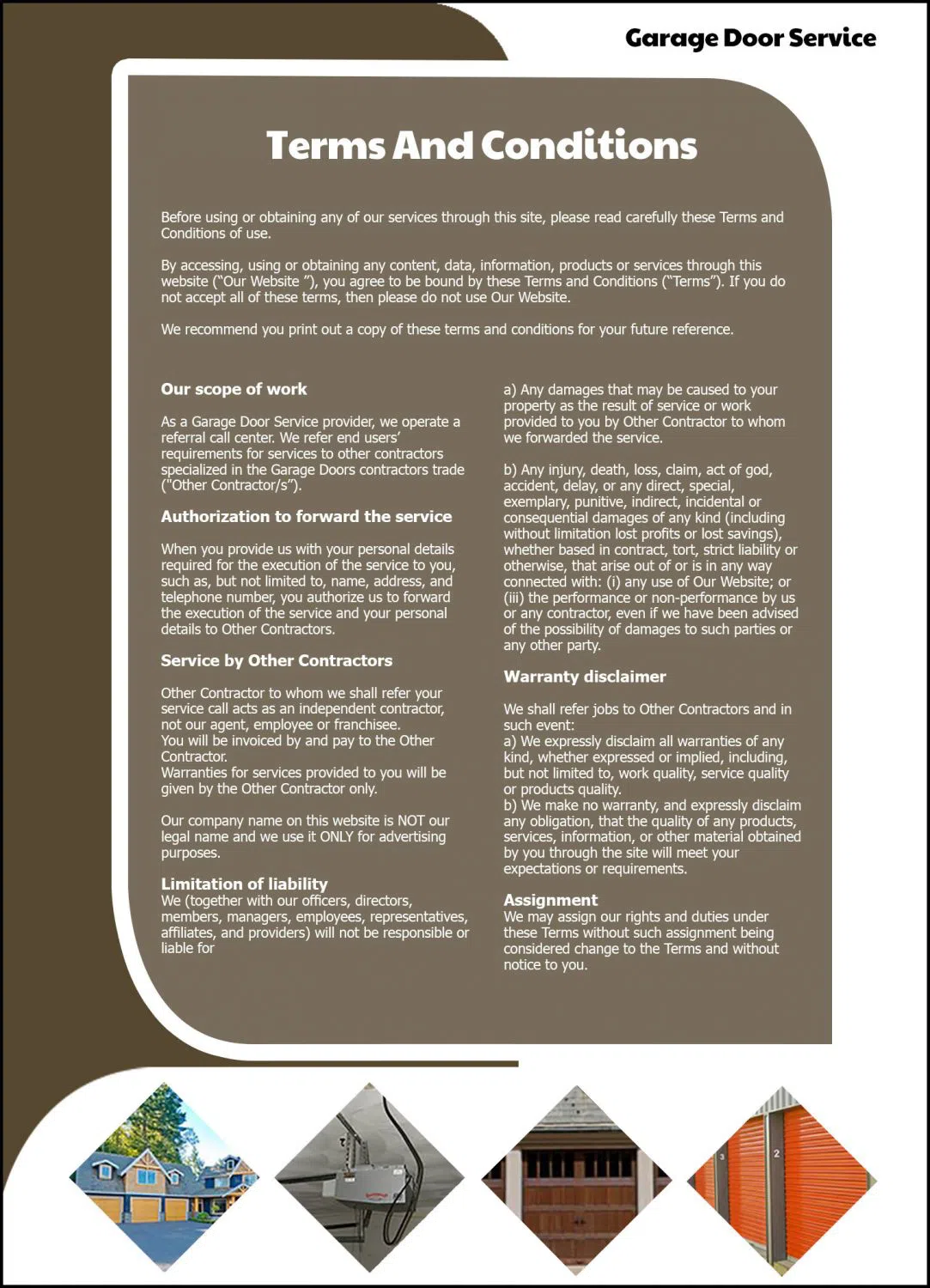 State Garage Doors Washington, DC 202-601-0692